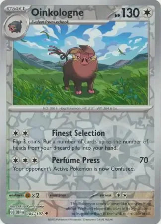 Oinkologne 184/197 Reverse Uncommon