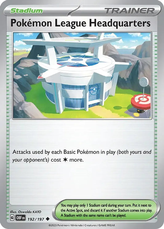 Pokémon League Headquarters 192/197 Uncommon