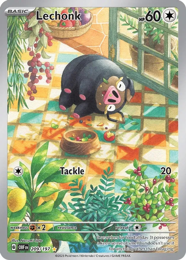 Lechonk 209/197 Illustration Rare