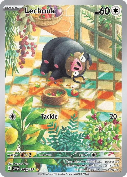 Lechonk 209/197 Illustration Rare