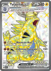 Tyranitar ex 211/197 Ultra Rare ex