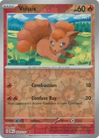 Vulpix 28/197 Reverse Common
