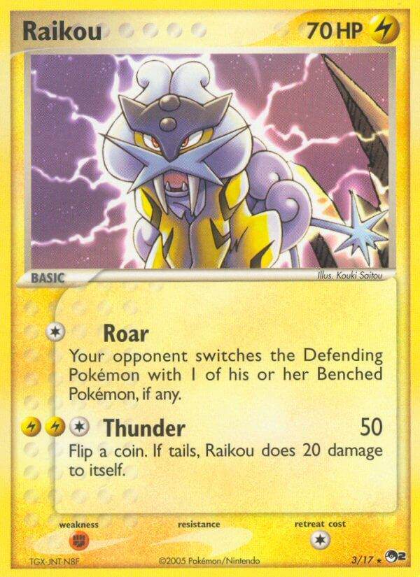 Raikou 3/17 Holo Rare - MissingNo.