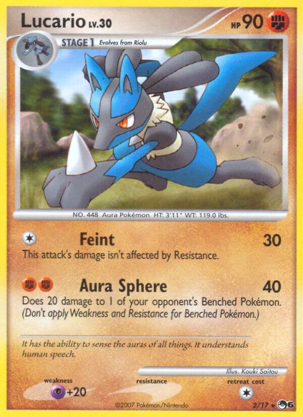 Lucario 2/17 Non-Holo Rare - MissingNo.