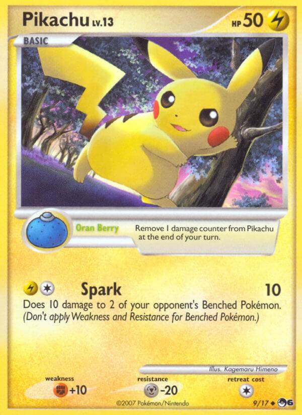 Pikachu 9/17 Cosmos Holo DP Value Pack 2 & Power Packs Exclusive - MissingNo.