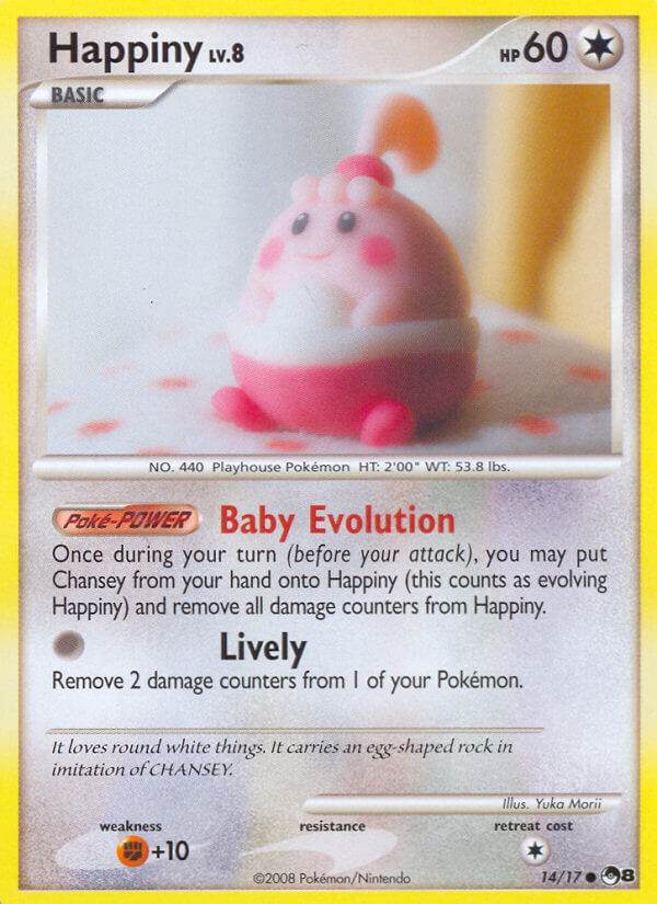Happiny 14/17 Cosmos Holo Arceus Blisters Exclusive - MissingNo.