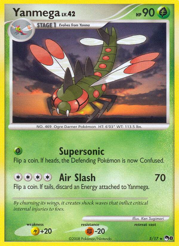 Yanmega 5/17 Non-Holo Rare - MissingNo.