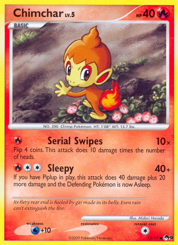 Chimchar 13/17 Common - MissingNo.