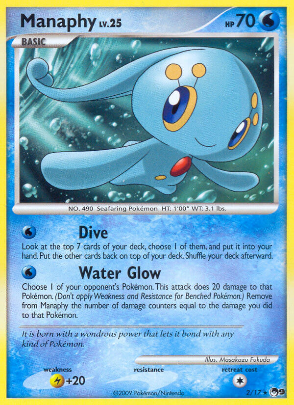 Manaphy 2/17 Cosmos Holo Supreme Victors Blisters Exclusive - MissingNo.