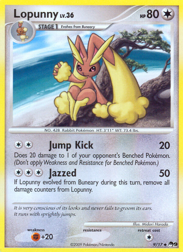 Lopunny 9/17 Cosmos Holo Arceus Blisters Exclusive - MissingNo.