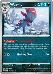 Weavile 134/193 Holo Rare