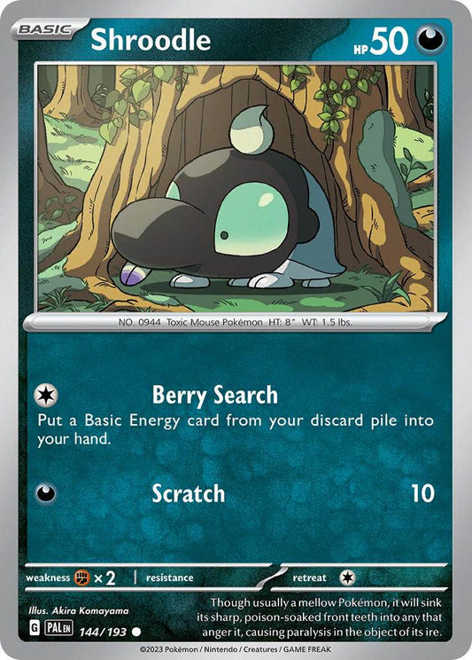 Shroodle 144/193 Reverse Common - MissingNo.