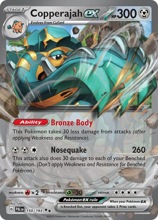 Copperajah ex 150/193 Double Rare ex - MissingNo.