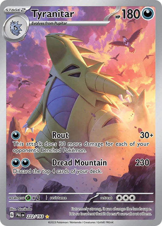 Tyranitar 222/193 Illustration Rare - MissingNo.