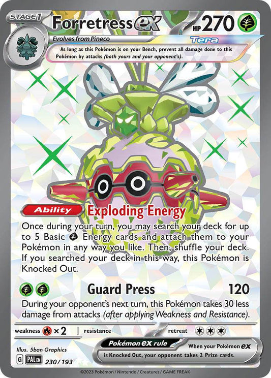 Forretress ex 230/193 Ultra Rare ex - MissingNo.