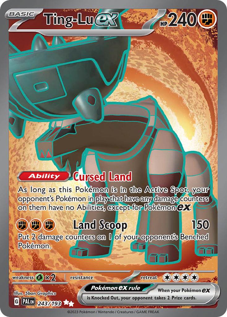 Ting-Lu ex 243/193 Ultra Rare ex - MissingNo.