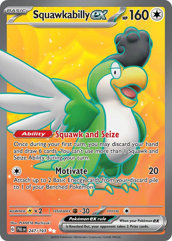 Squawkabilly ex 247/193 Ultra Rare ex - MissingNo.