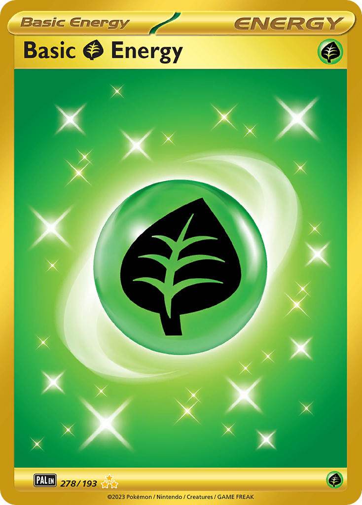 Basic Grass Energy 278/193 Gold Hyper Rare - MissingNo.