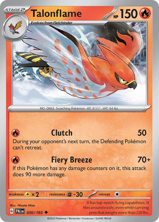 Talonflame 30/193 Uncommon - MissingNo.