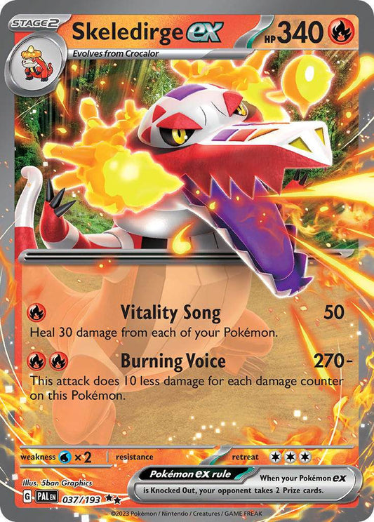 Skeledirge ex 37/193 Play! Pokémon Stamp Prize Pack Series 4 Exclusive - MissingNo.