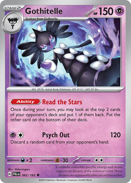 Gothitelle 92/193 Uncommon - MissingNo.