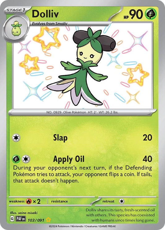 Dolliv 103/91 Shiny Rare - MissingNo.