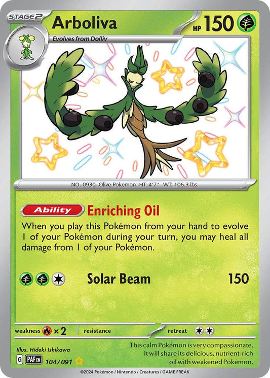 Arboliva 104/91 Shiny Rare - MissingNo.