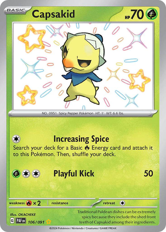 Capsakid 106/91 Shiny Rare - MissingNo.