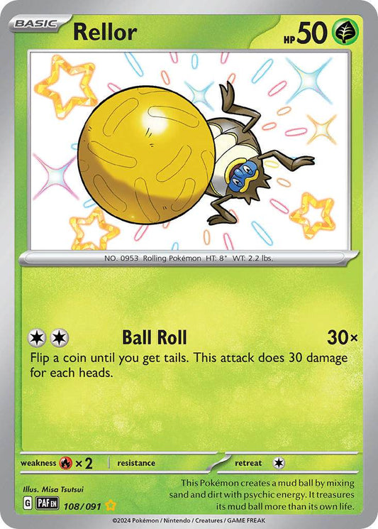 Rellor 108/91 Shiny Rare - MissingNo.