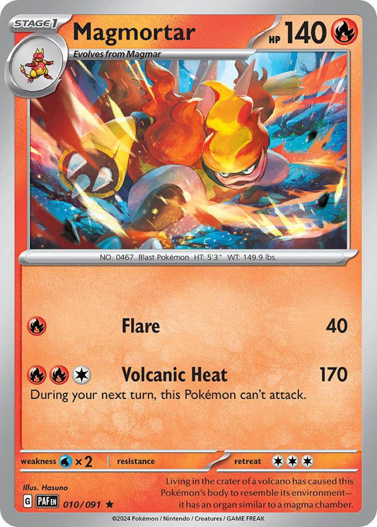 Magmortar 10/91 Reverse Rare - MissingNo.