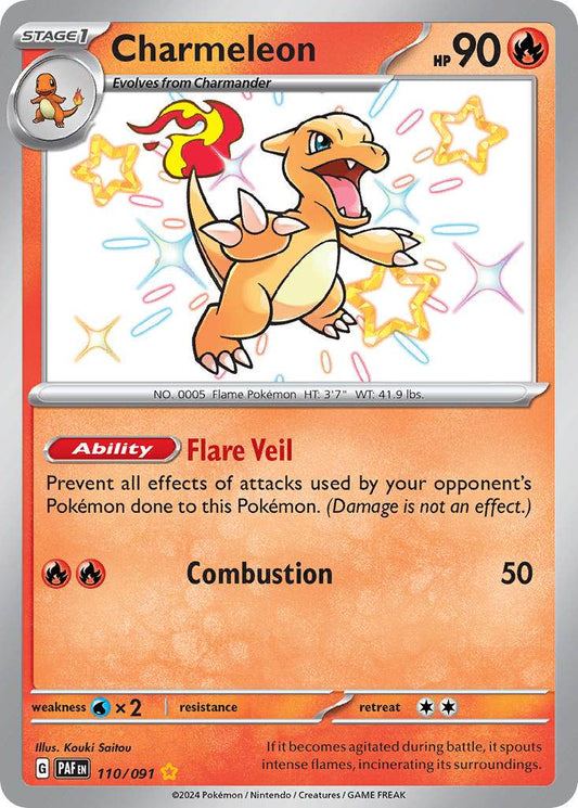 Charmeleon 110/91 Shiny Rare - MissingNo.