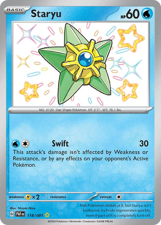 Staryu 118/91 Shiny Rare - MissingNo.