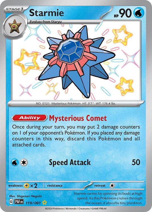 Starmie 119/91 Shiny Rare - MissingNo.