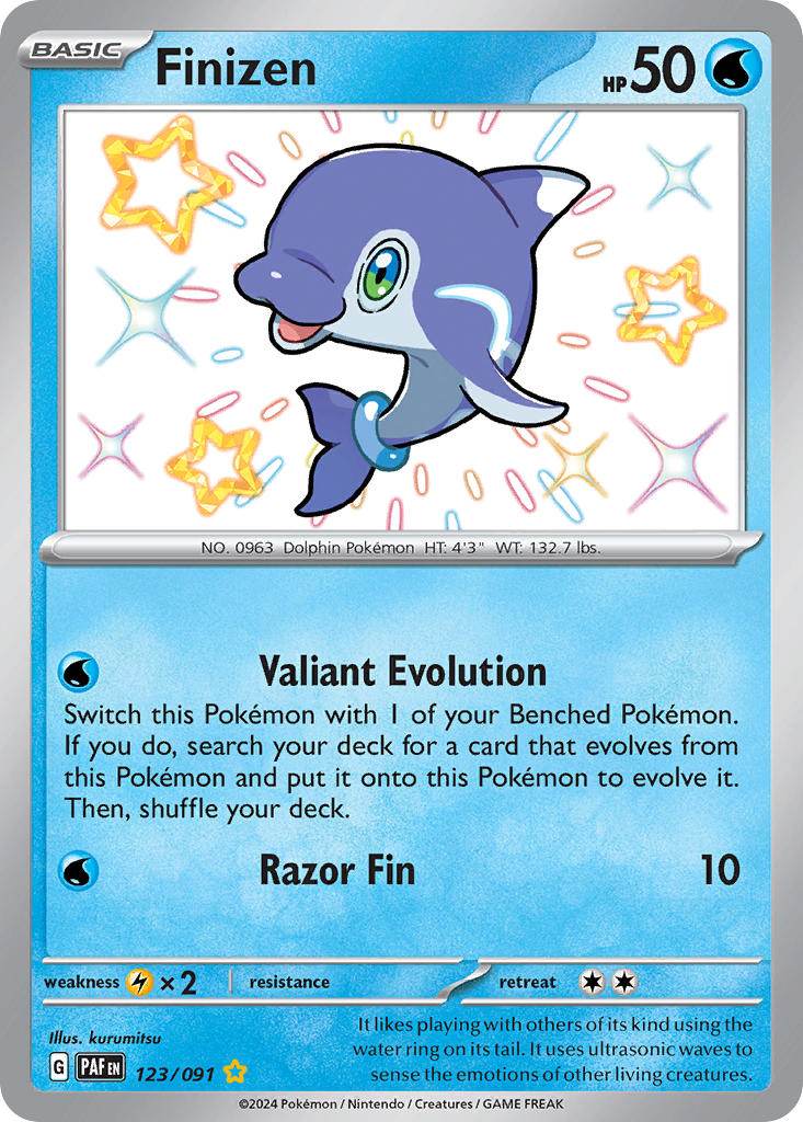 Finizen 123/91 Shiny Rare - MissingNo.