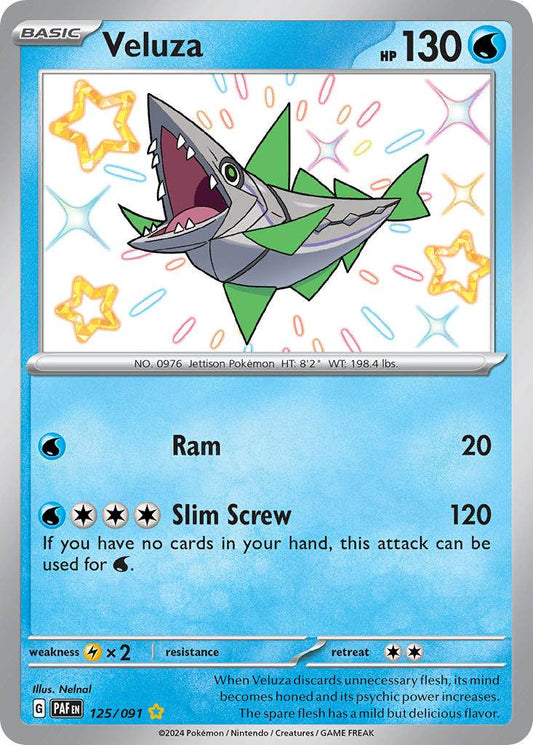 Veluza 125/91 Shiny Rare - MissingNo.