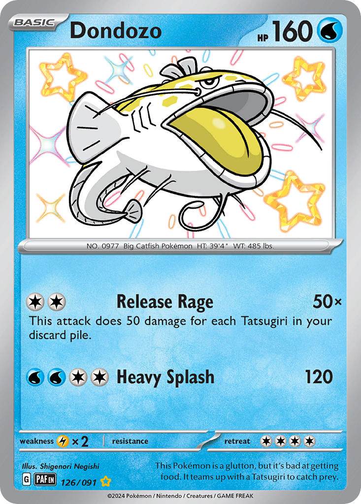 Dondozo 126/91 Shiny Rare - MissingNo.