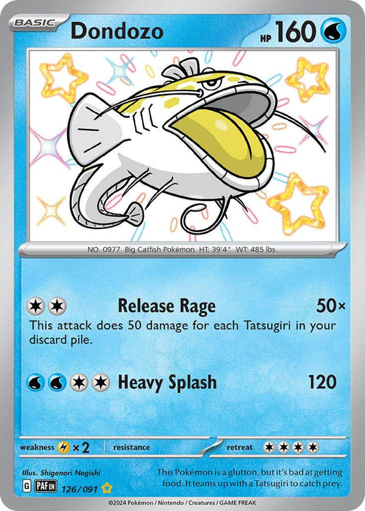Dondozo 126/91 Shiny Rare - MissingNo.