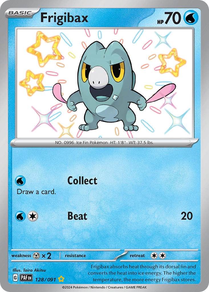 Frigibax 128/91 Shiny Rare - MissingNo.