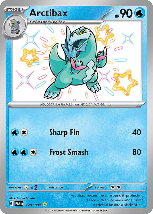Arctibax 129/91 Shiny Rare - MissingNo.