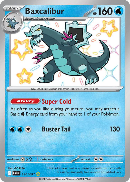 Baxcalibur 130/91 Shiny Rare - MissingNo.