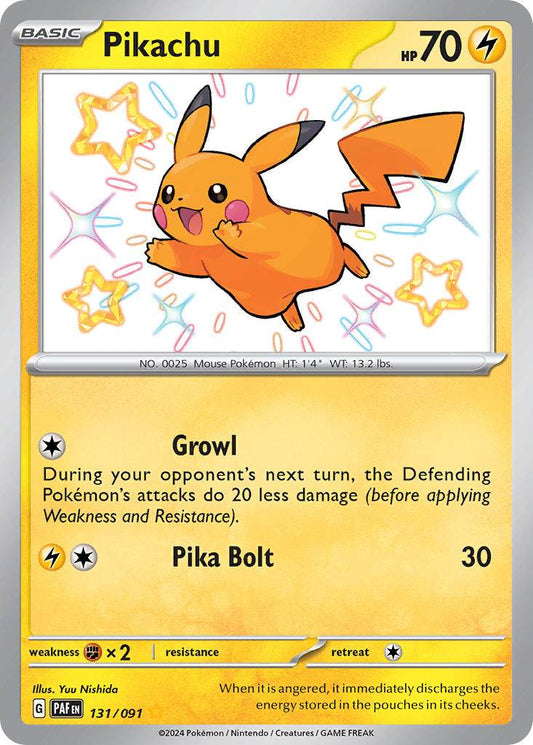Pikachu 131/91 Shiny Rare - MissingNo.