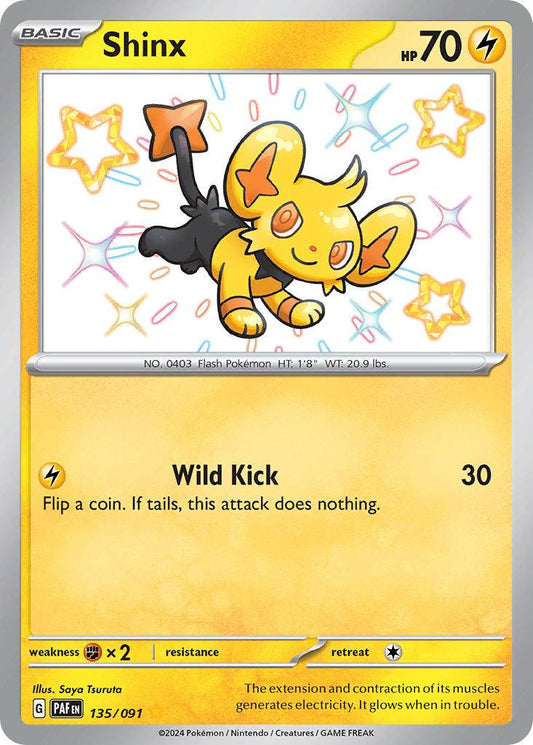 Shinx 135/91 Shiny Rare - MissingNo.