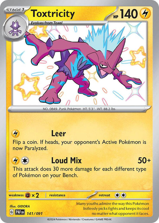 Toxtricity 141/91 Shiny Rare - MissingNo.