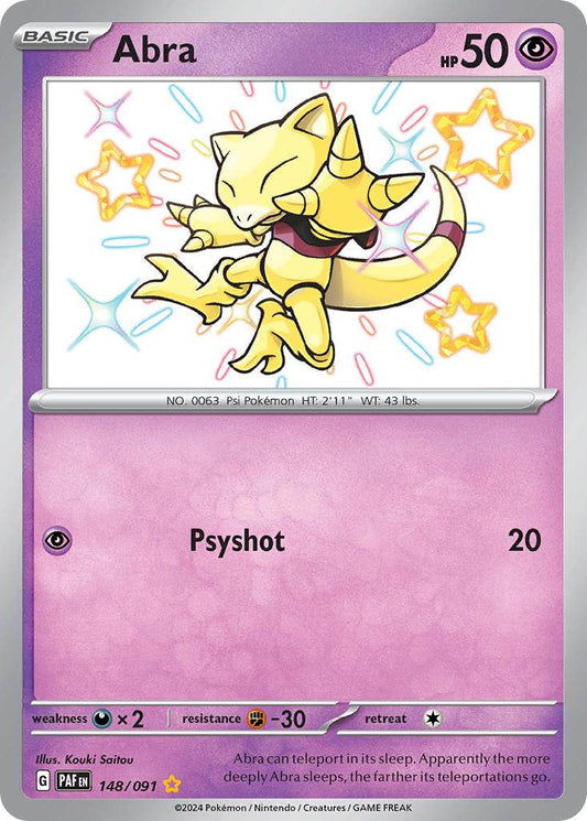 Abra 148/91 Shiny Rare - MissingNo.