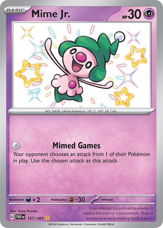 Mime Jr. 157/91 Shiny Rare - MissingNo.