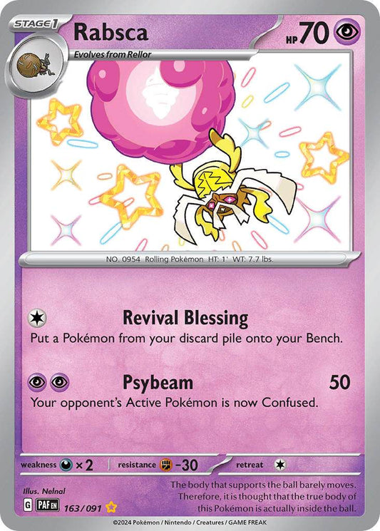 Rabsca 163/91 Shiny Rare - MissingNo.