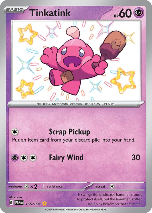 Tinkatink 165/91 Shiny Rare - MissingNo.