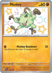 Mankey 169/091 Shiny Rare