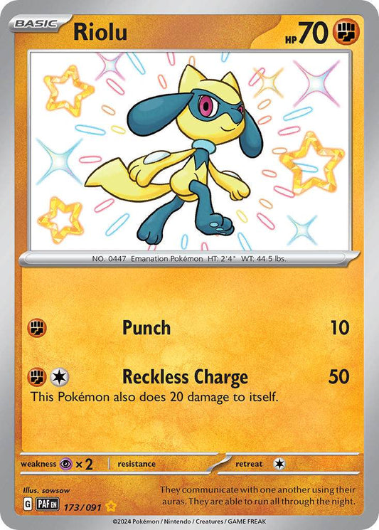 Riolu 173/91 Shiny Rare - MissingNo.
