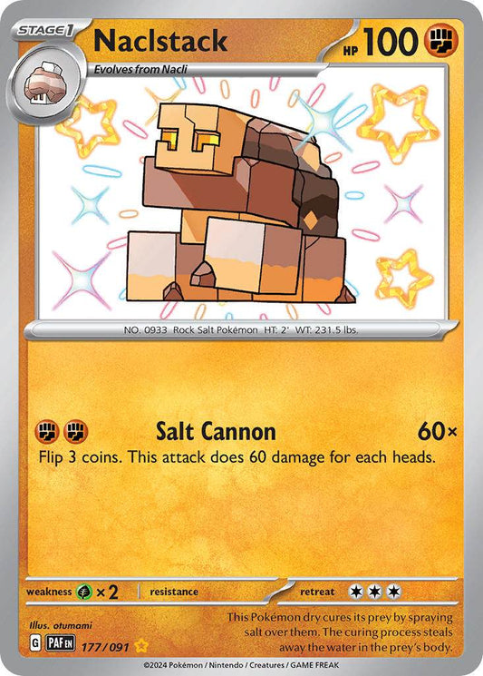 Naclstack 177/91 Shiny Rare - MissingNo.